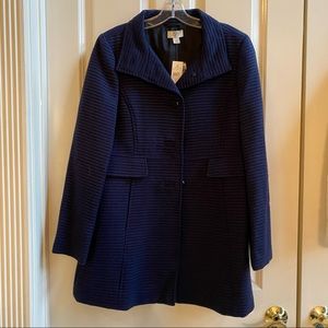 DONATED Women's Navy Blue Coat